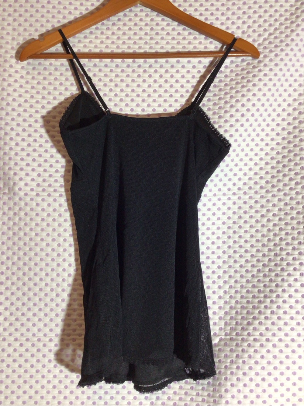No Boundaries Black Lace-Trim Camisole - Picture 3 of 3